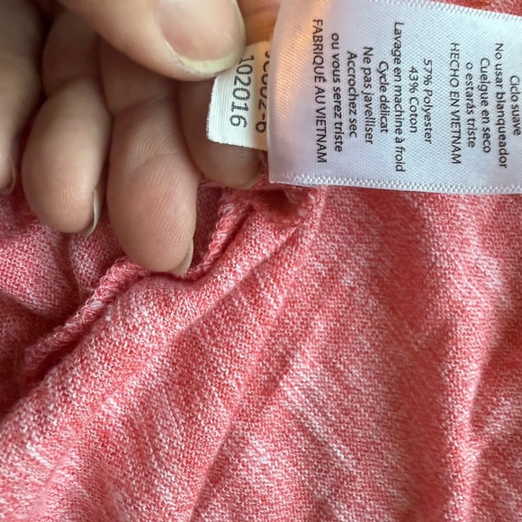 LuLaRoe Red heathered Knit Long Cardigan lightweight size large B27 - Picture 6 of 8